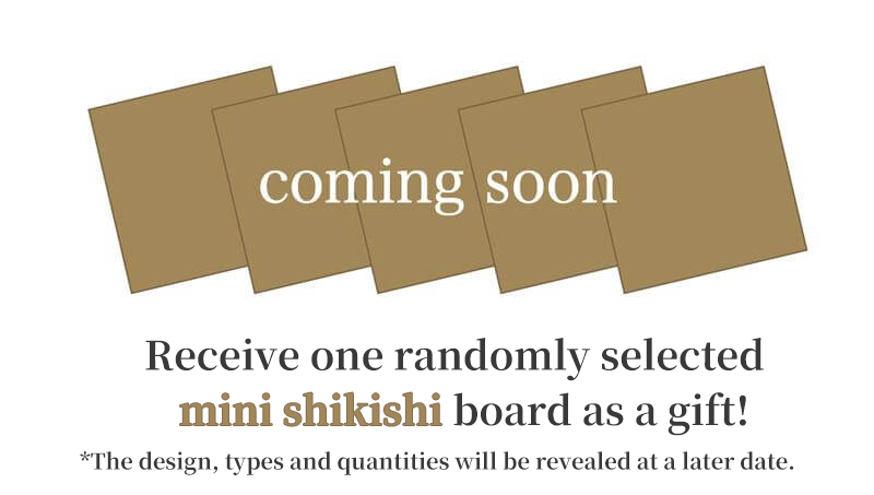 Receive one randomly selected mini shikishi board as a gift! *The design, types and quantities will be revealed at a later date.