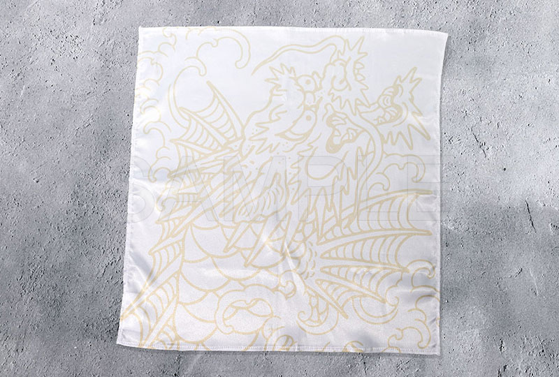 【マンガート ビームスコラボ】ハンカチ 白