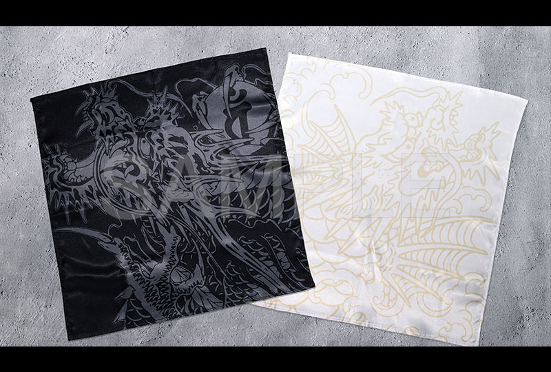 【マンガート ビームスコラボ】ハンカチ 黒